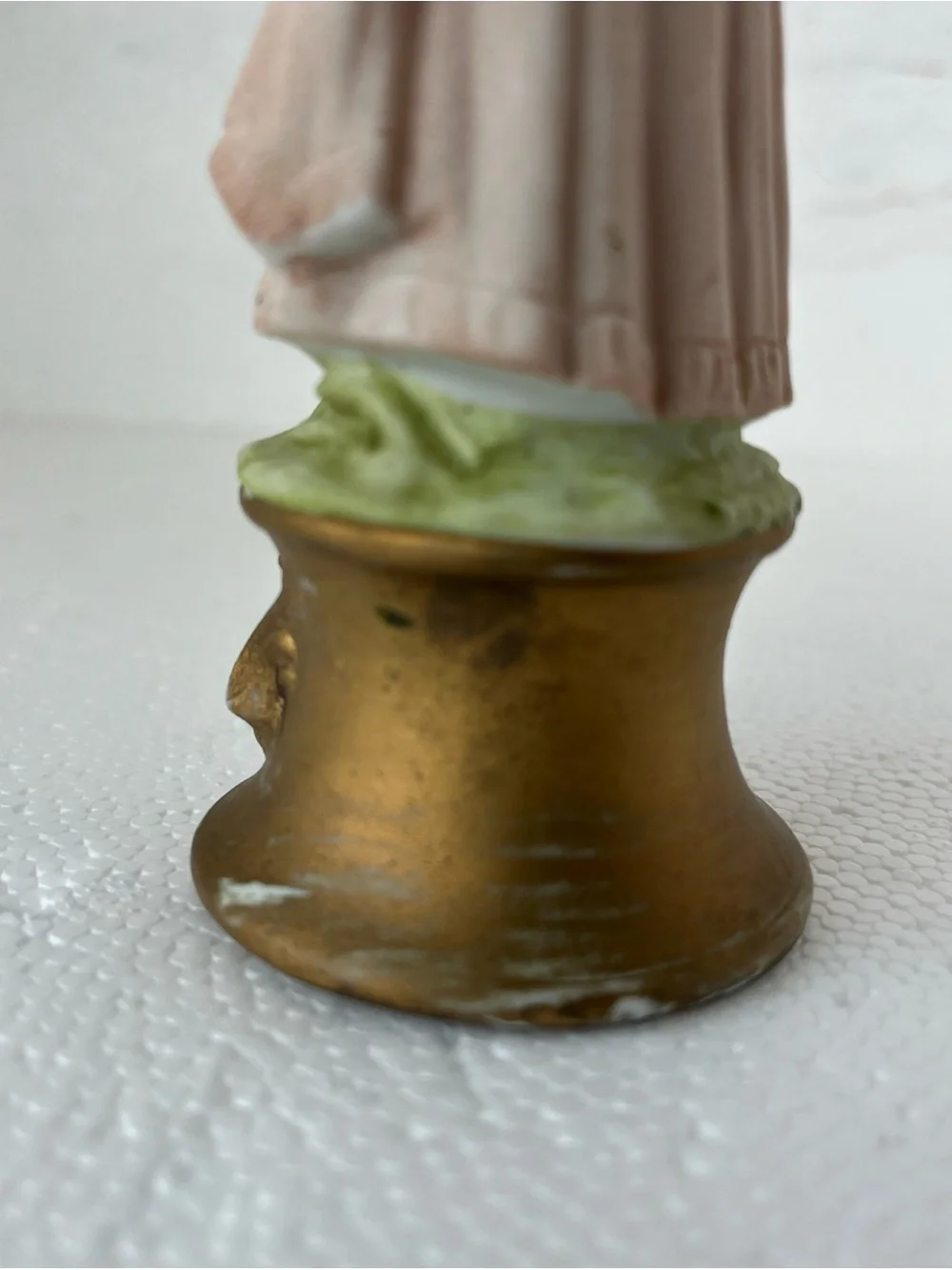 VTG Ardalt Lenwile China Porcelain Japan Girl Flower Bouquet Figurine #7858
